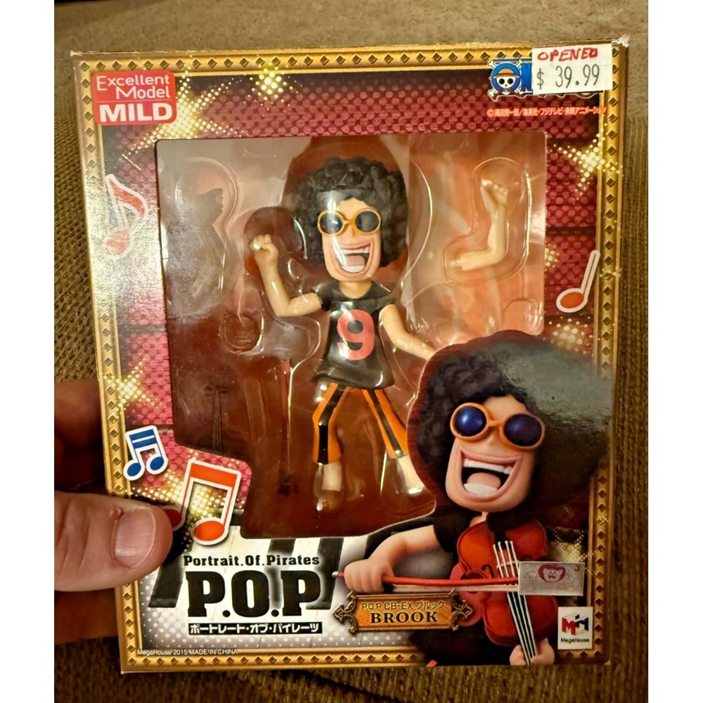 One Piece Megahouse POP CB-EX Brook Excellent Model Mild Figure New Sealed Box